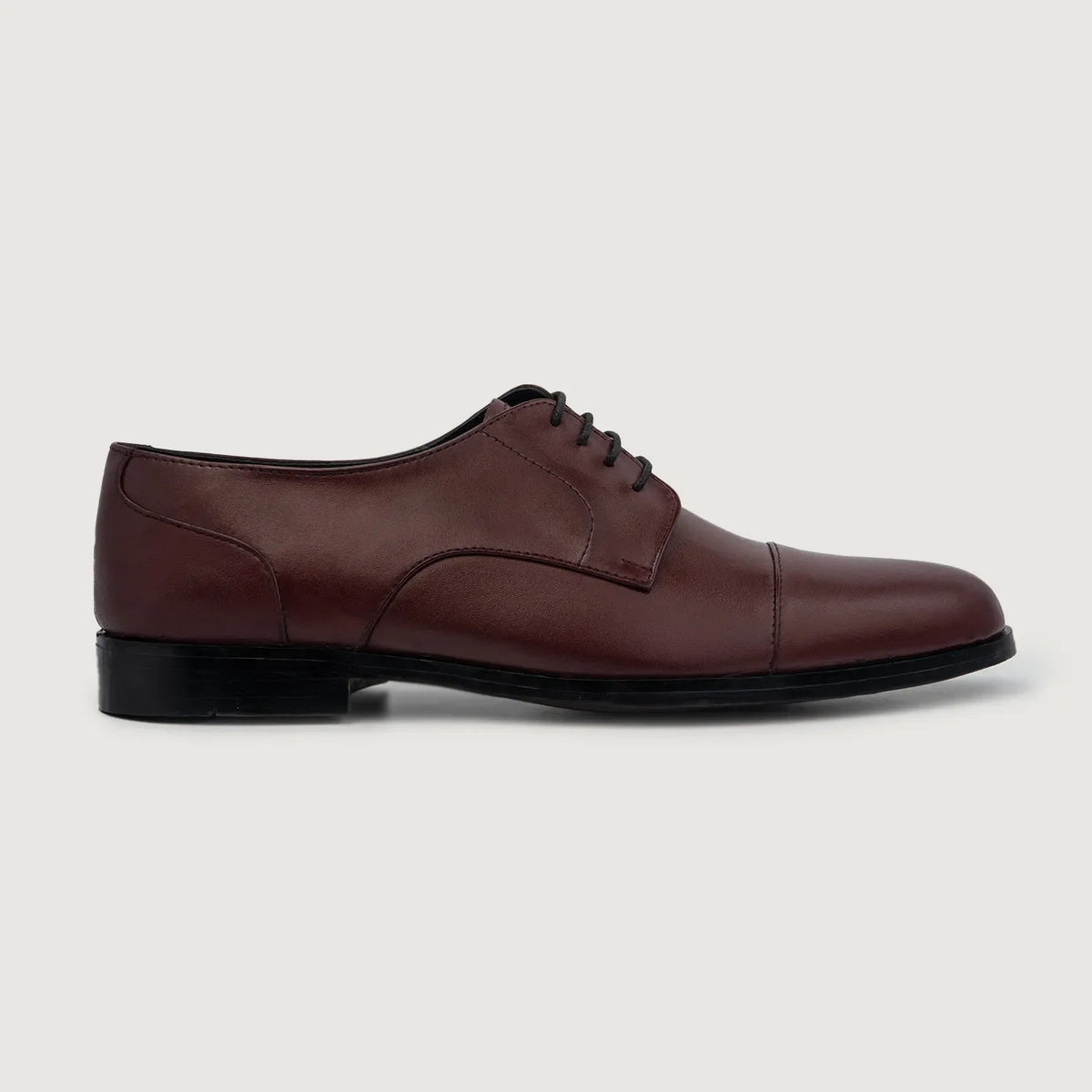 Maroon Full-Grain leather Shoes - Рантовая конструкция Goodyear Welt и носок обуви