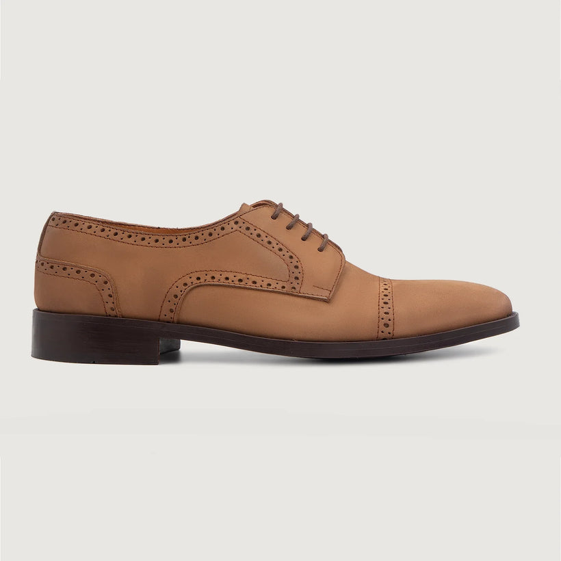 Dirk Brogues Derby Коричневая Nubuck Leather Shoes мужская