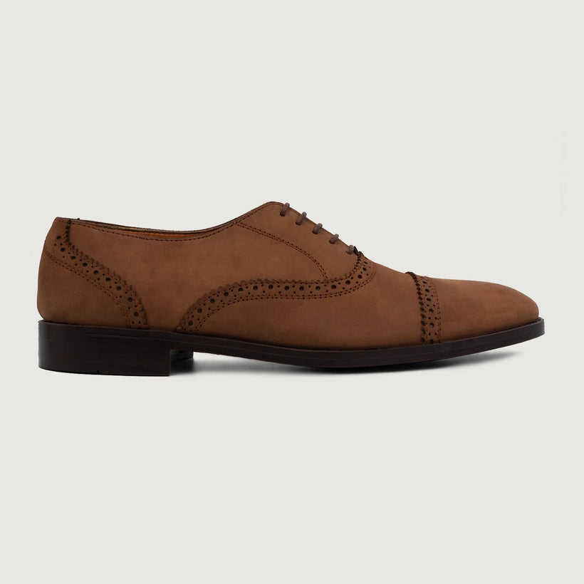 Greyson Brogues Oxford Oil Pull-up Коричневая Leather Shoes мужская