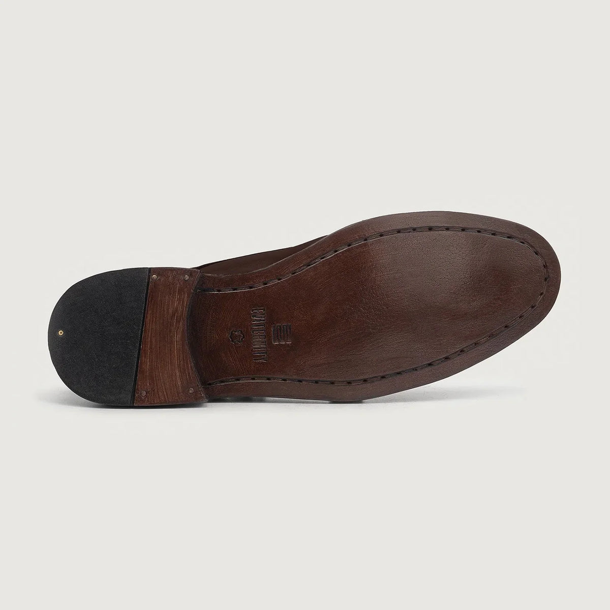 Authentic Full-Grain Leather Grain Depth & Pull-Up Patina Texture Detail