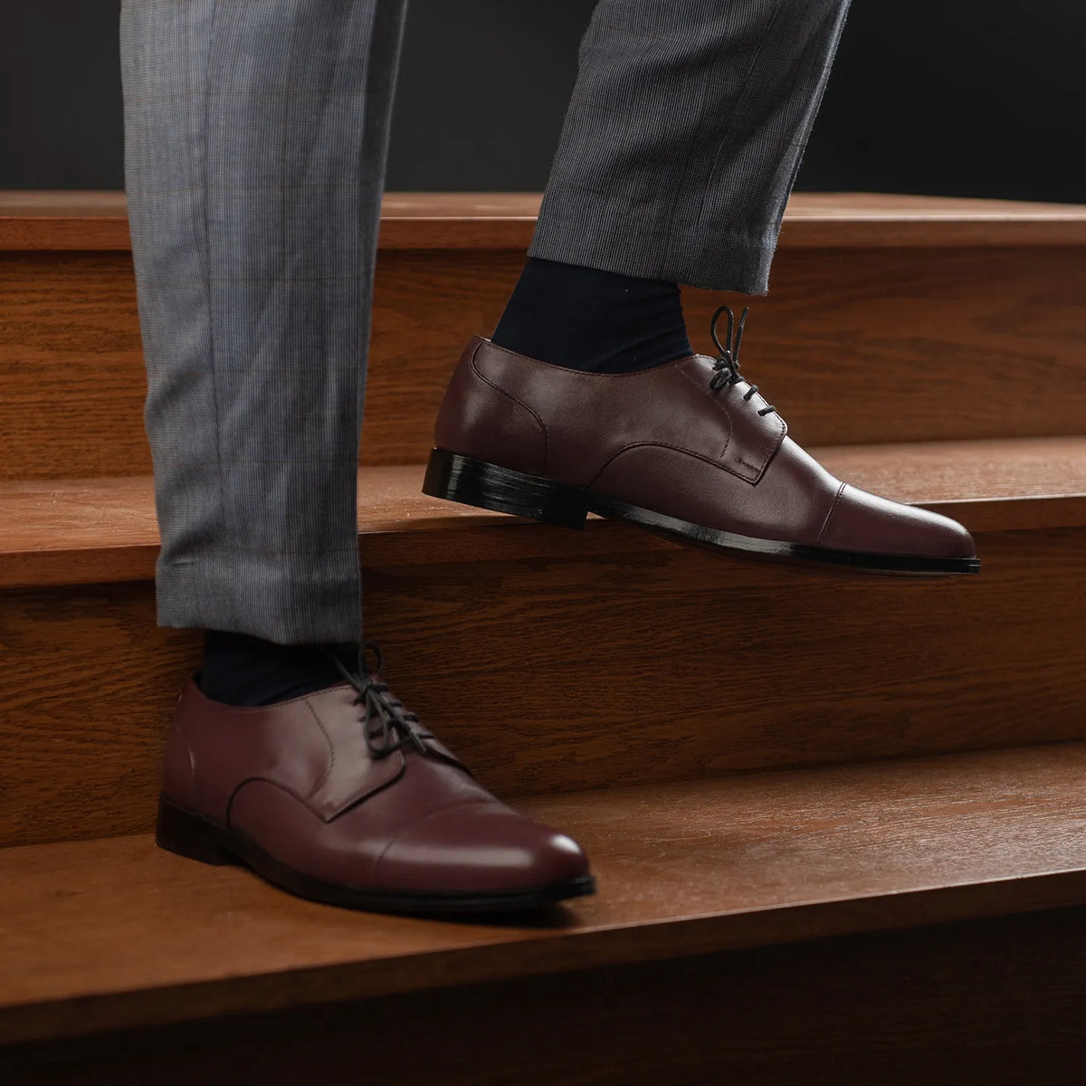 Orlaven Attorney Derby Бордовый Кожаная обувь для Мужчин footwear image 9