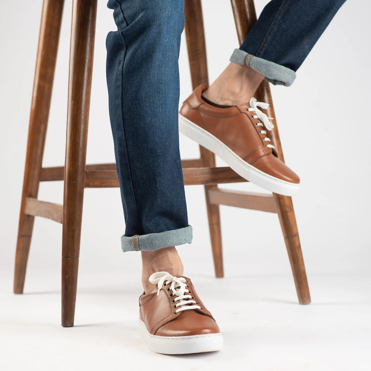 Orlaven Carter Runn Рыжий Кожаные кеды для Мужчин footwear image 9