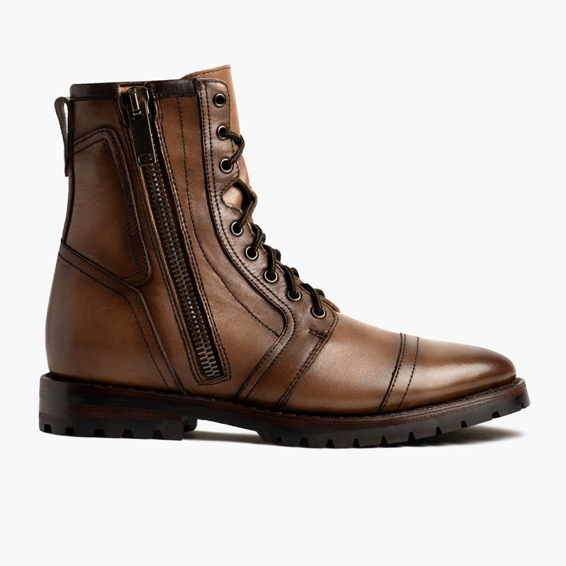Casa Moto Amber Wheat Leather Boots мужская