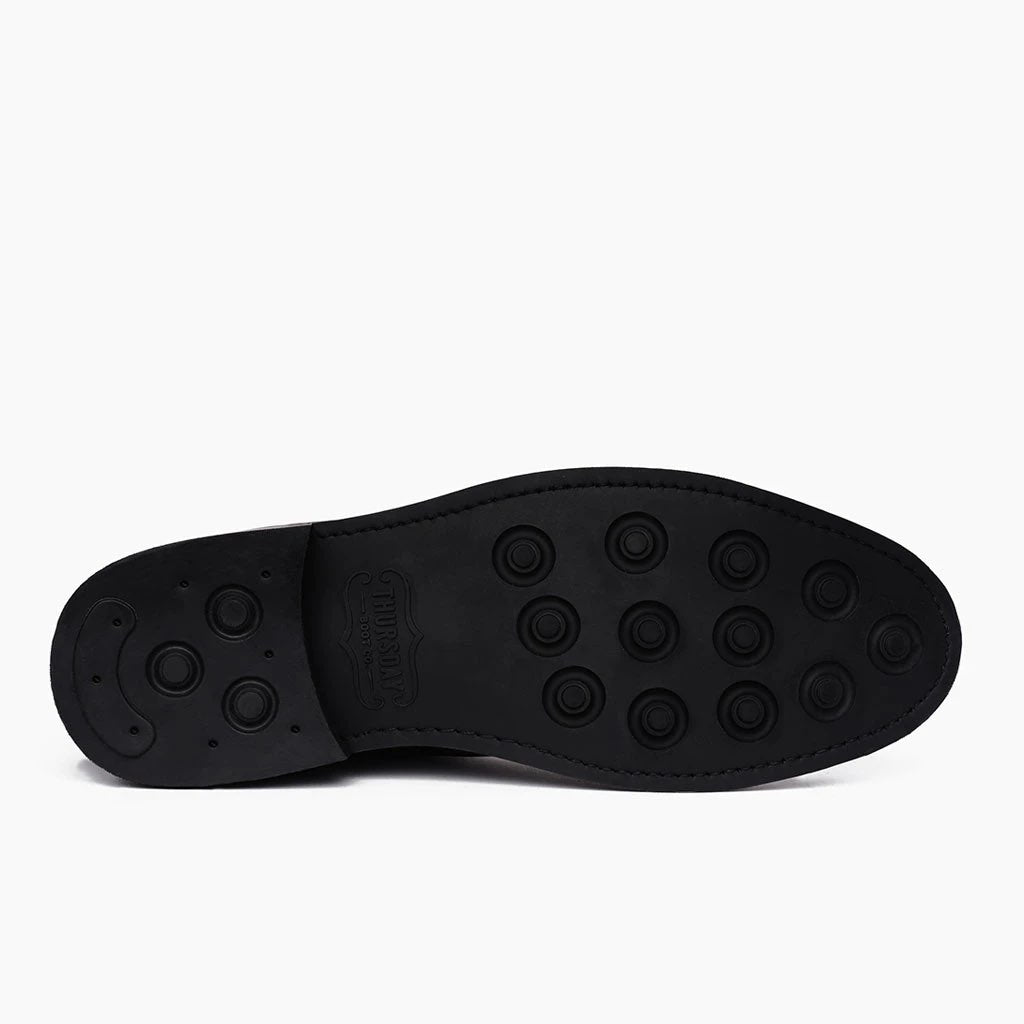 High-Traction Rubber Outsole & Lug Tread Pattern on Duke Chocolate Suede Кожаные ботинки для Мужчин