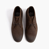 Scout Mocha Leather Boots For Men - Reinforced Heel Counter & Precision Double-Row Stitching Detail