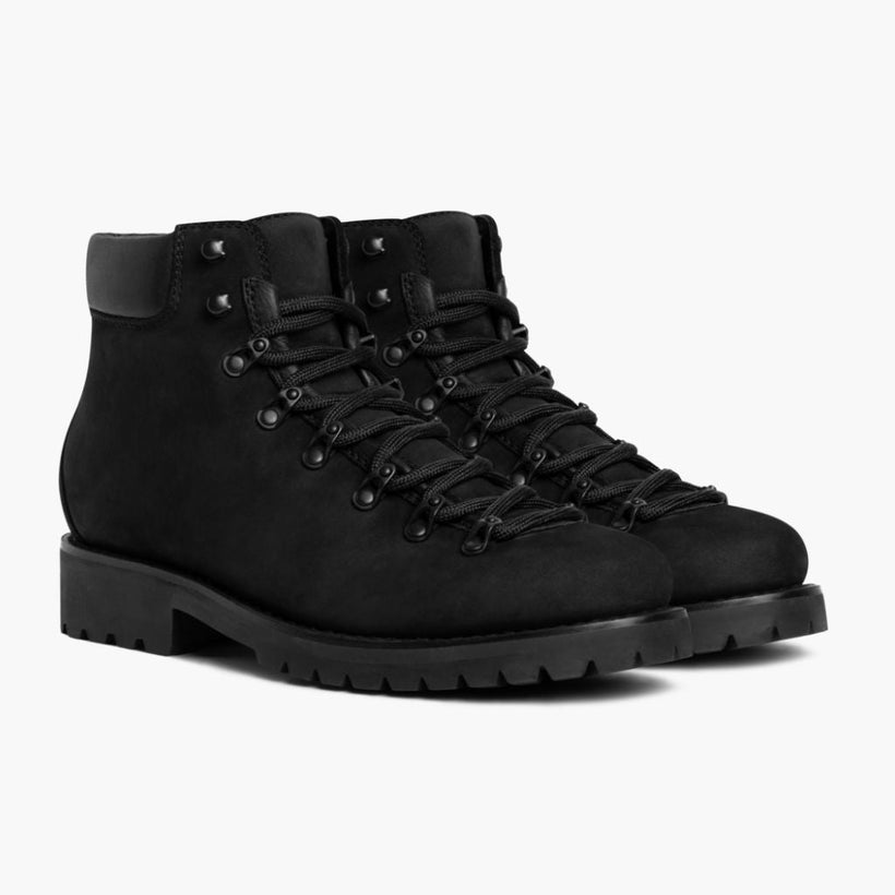 Commander Черная Matte Leather Boots мужская