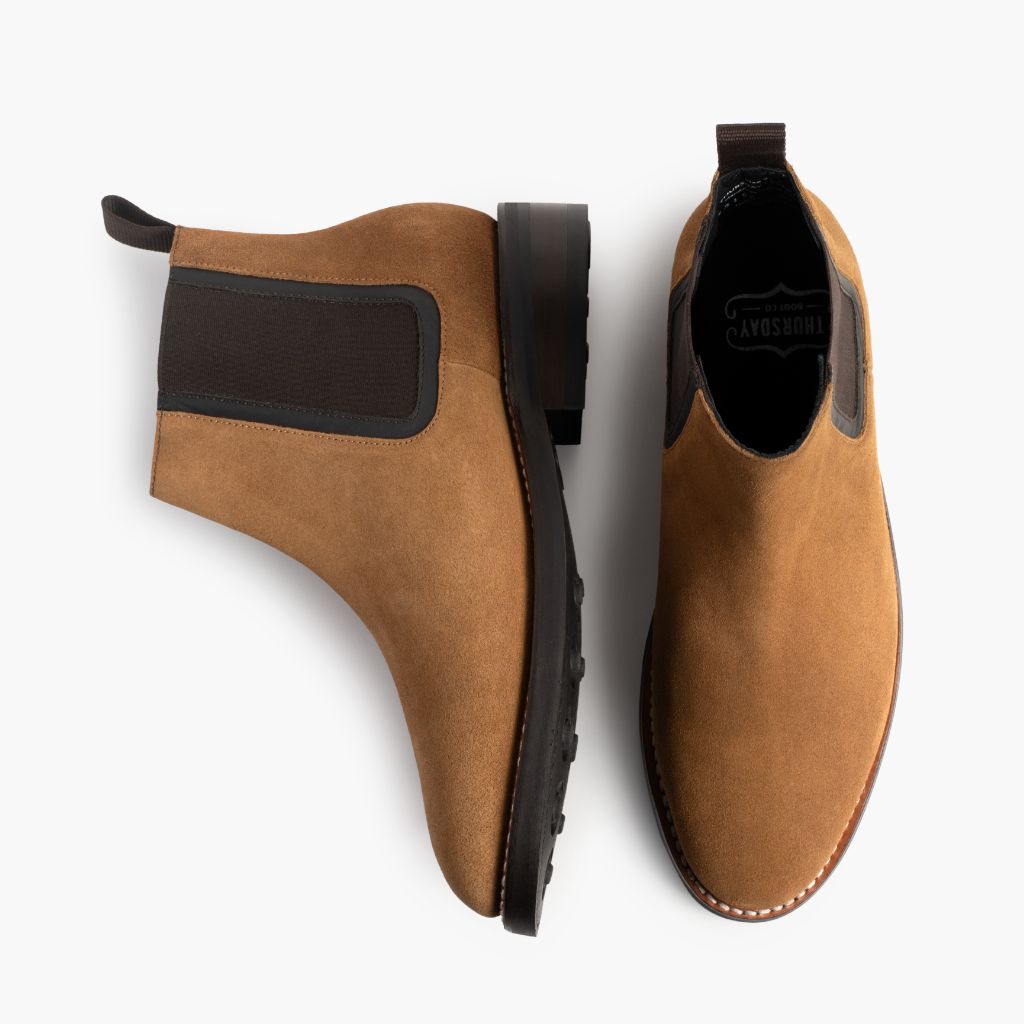 Duke Honey Suede Кожаные ботинки для Мужчин - Усиленный задник и точная двойная строчка