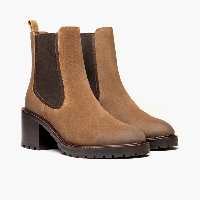 Knockout Safari Leather Boots женская