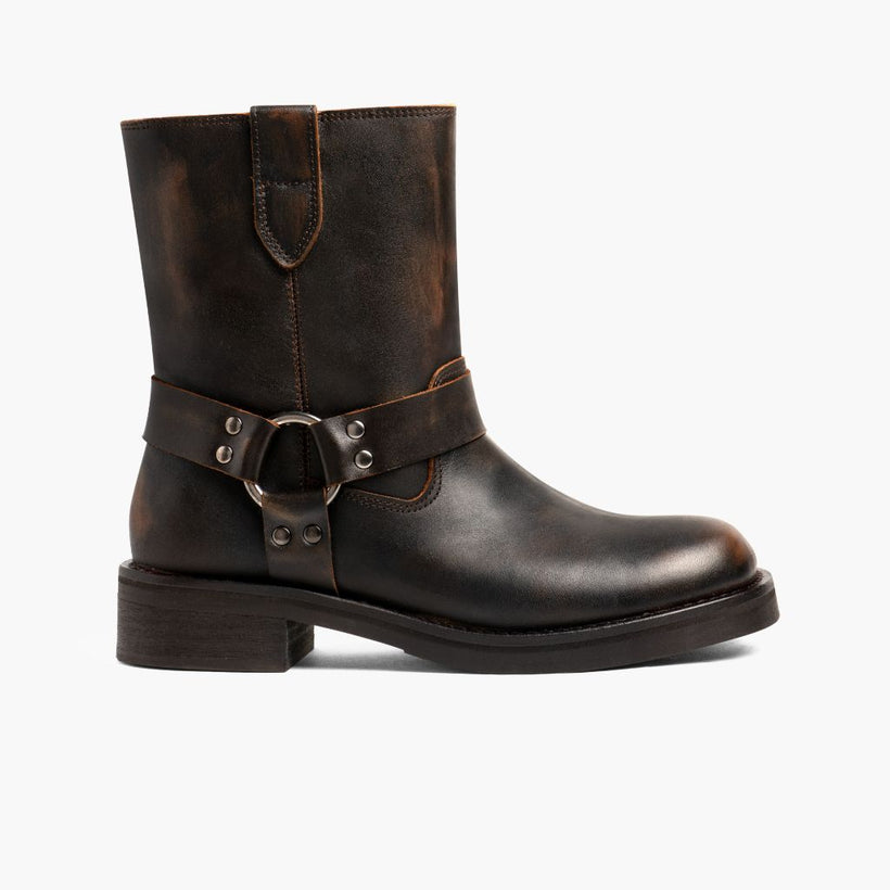 Outlaw Vintage Коричневая Leather Boots женская