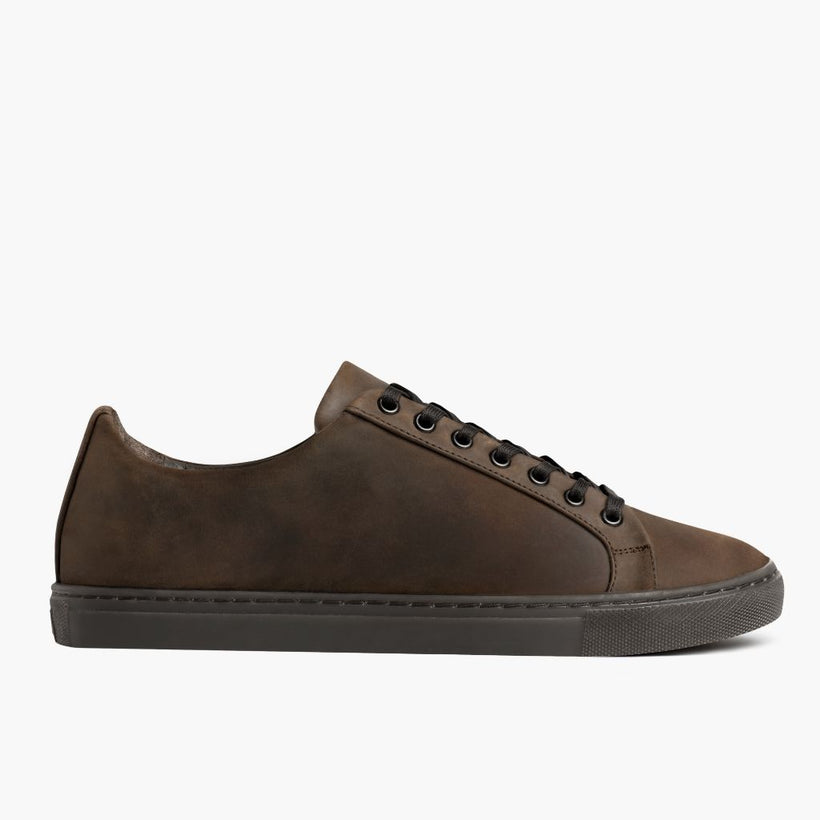 Premier Low Top Tobacco Leather Sneakers женская