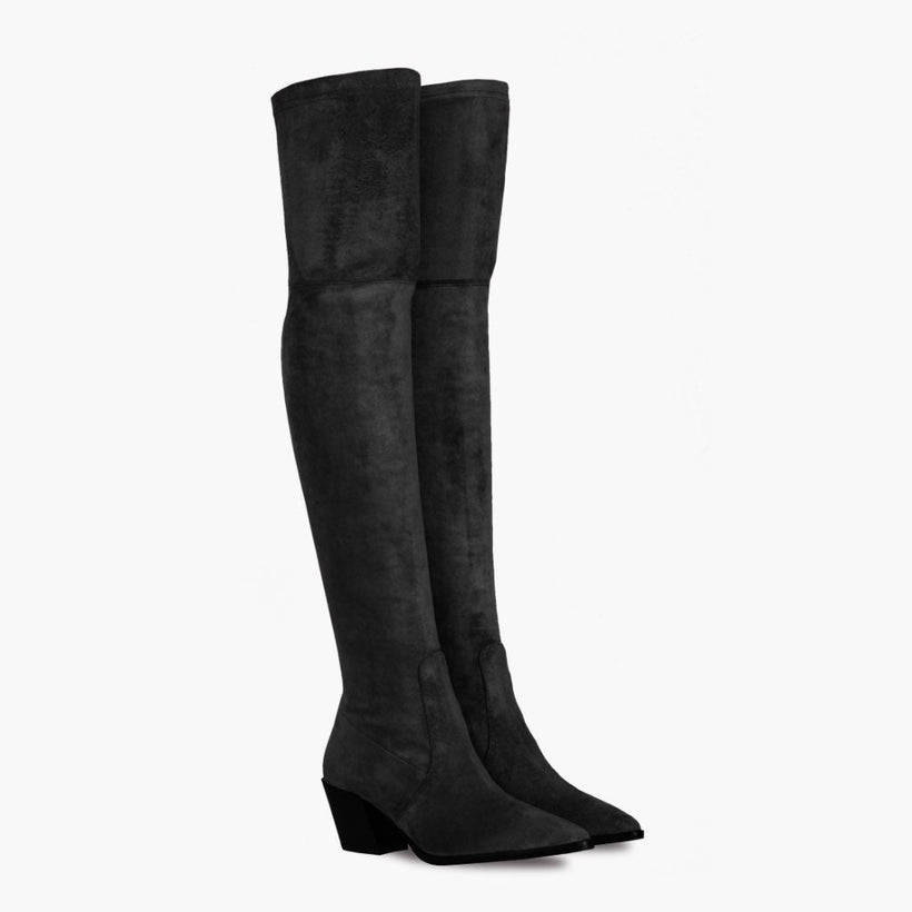 Tempest Черная Leather Boots женская