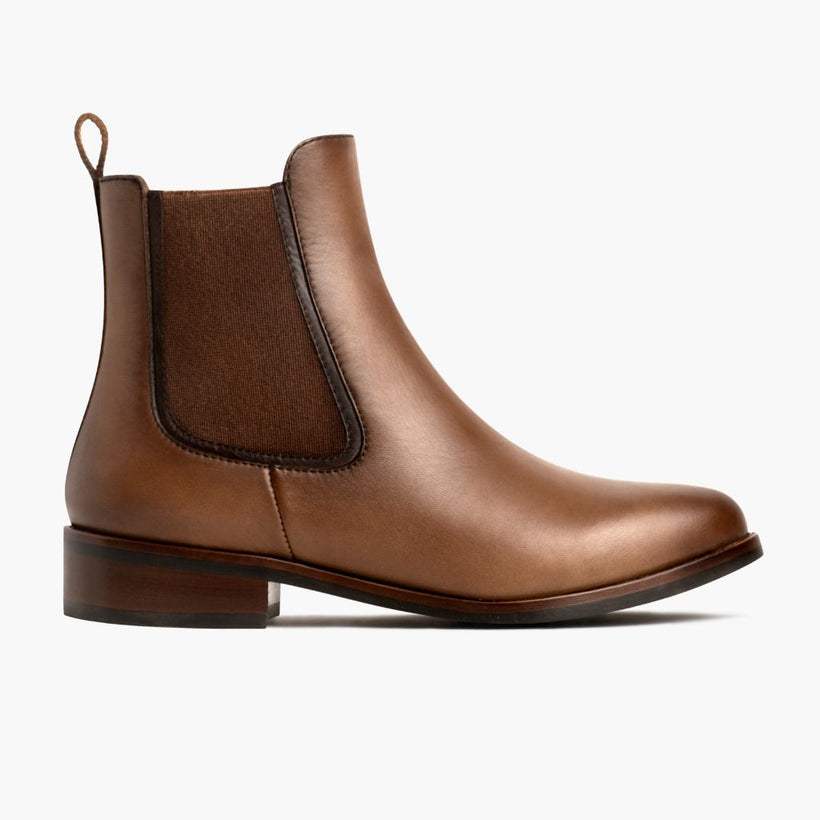 Duchess Amber Wheat Leather Boots женская