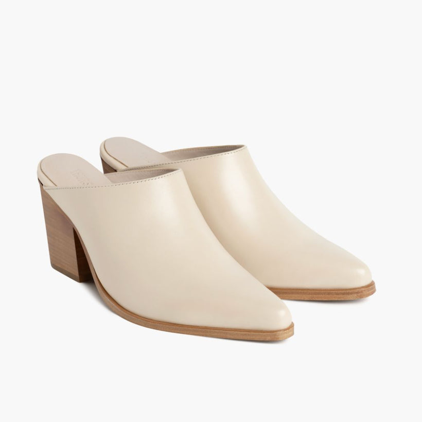 Summer Ivory Leather Boots женская