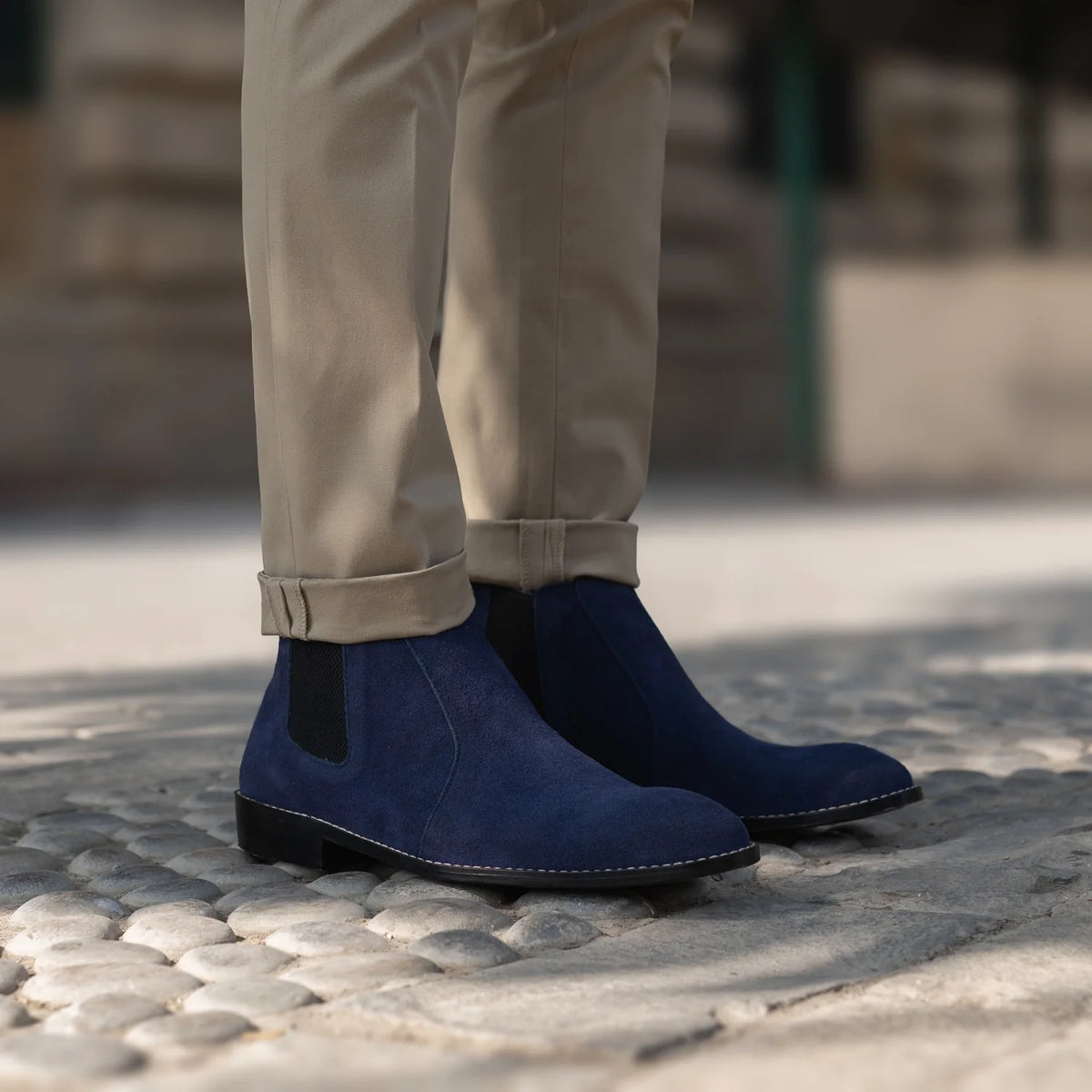 Orlaven Clarkson Chelsea Midnight Синий Suede Кожаные ботинки для Мужчин footwear image 10