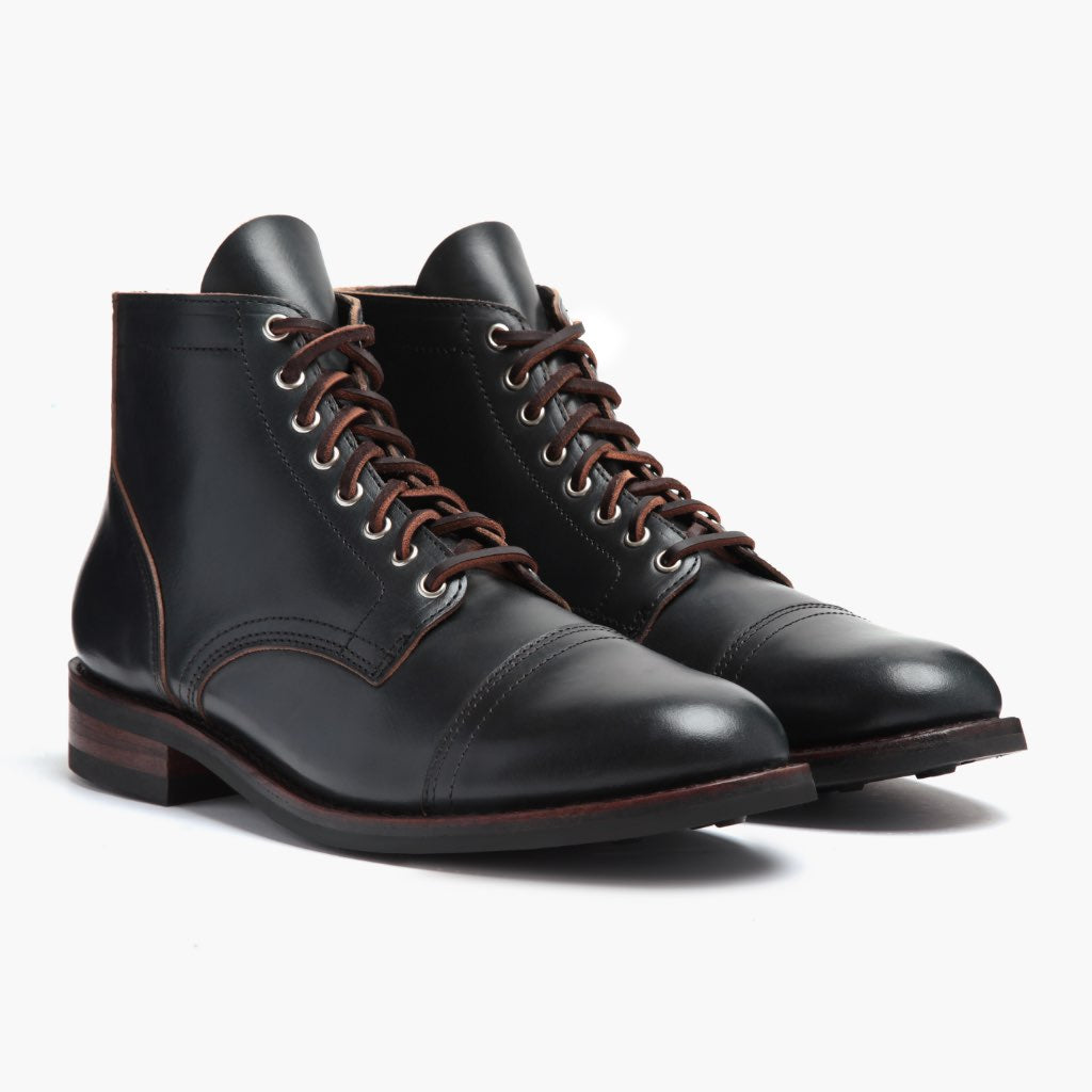 Vanguard Indigo Кожаные ботинки для Мужчин For Men in Classic Full-Grain Leather - Вид сбоку | Купить в официальном онлайн-магазине