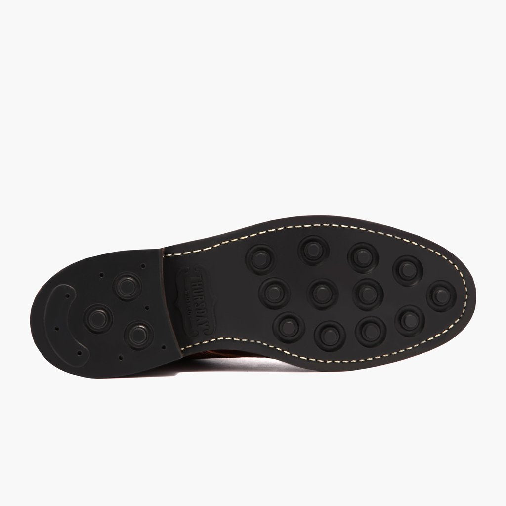 High-Traction Rubber Outsole & Lug Tread Pattern on Vanguard French Roast Кожаные ботинки для Мужчин For Men