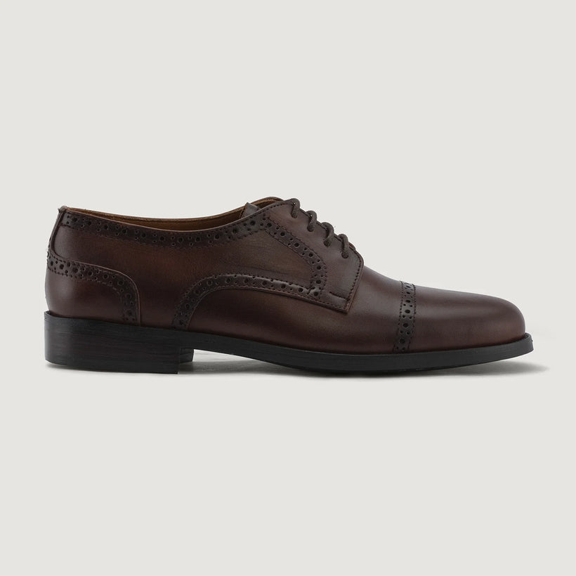 Dirk Brogues Derby Burnished Коричневый Кожаная обувь для Мужчин