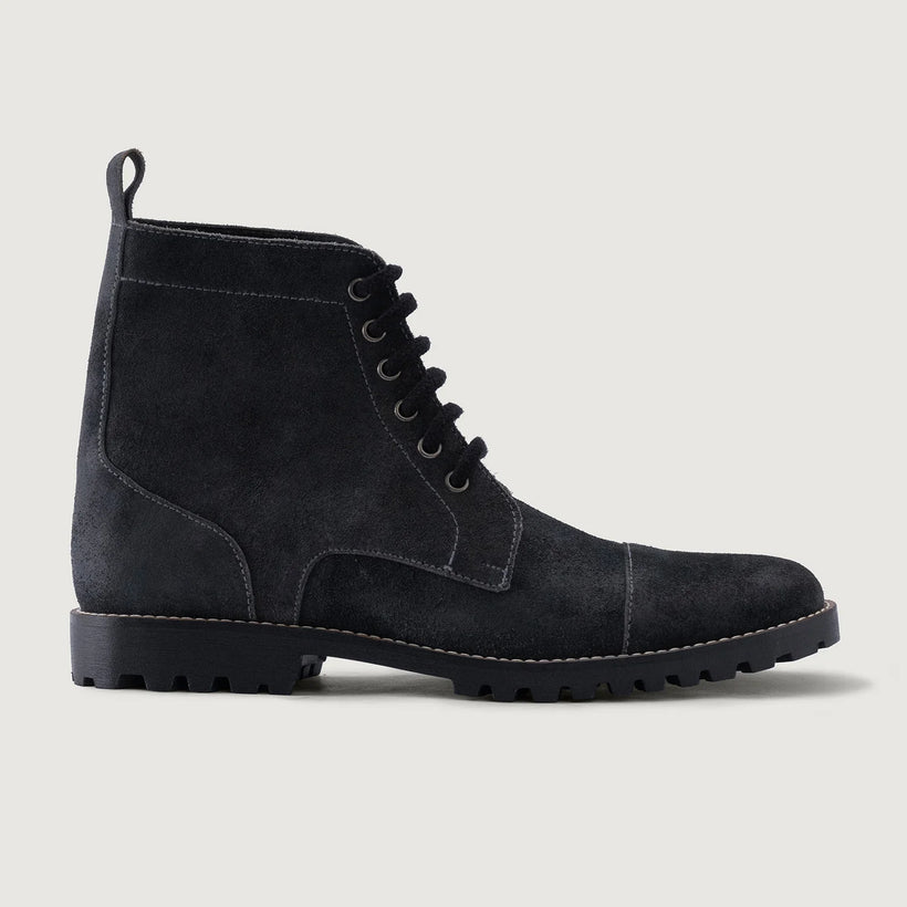 Knight Derby Grey Suede Кожаные ботинки - TerraGrip для Мужчин
