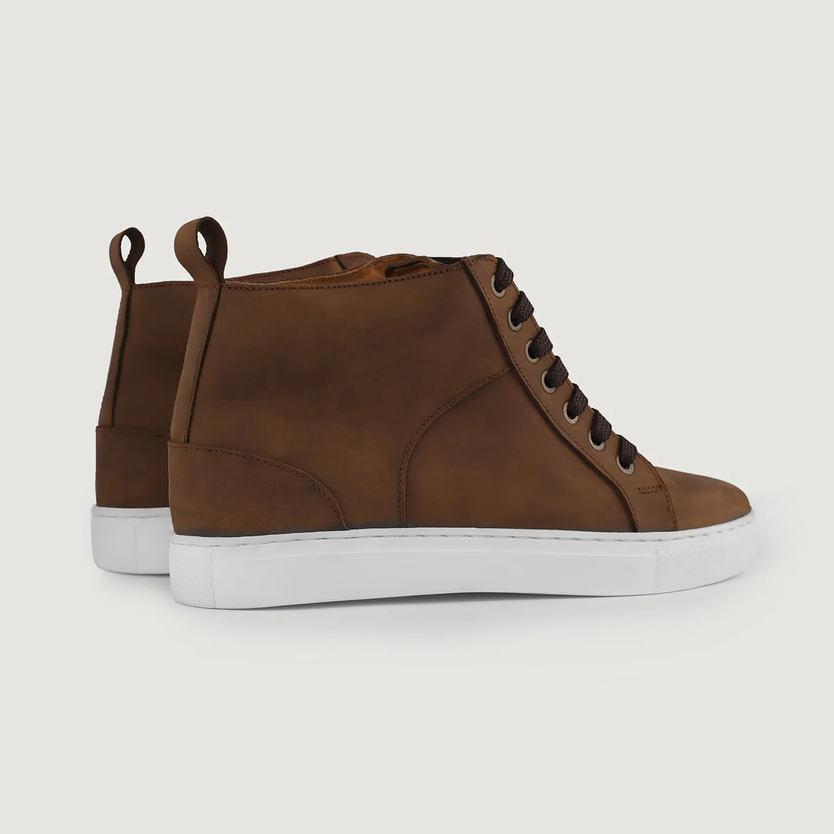 Orlaven Marty High Top Pull-up Коричневый Кожаные кеды для Мужчин footwear image 10