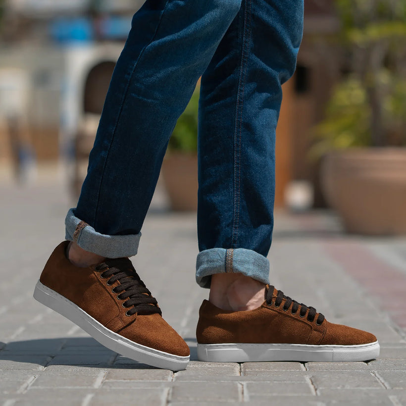 Murphy Low Top Коричневый Suede Кожаные кеды для Мужчин