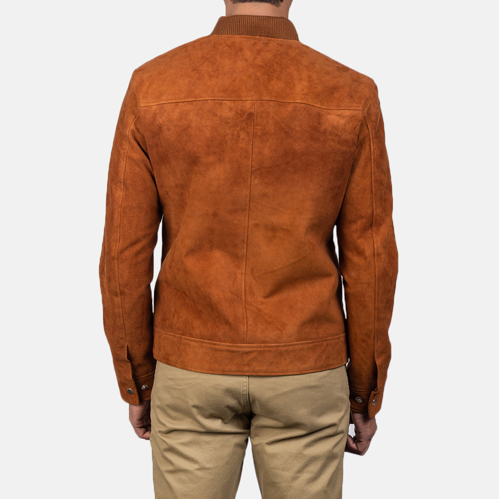 Blain Brown Bomber Jacket – alternate product view 5