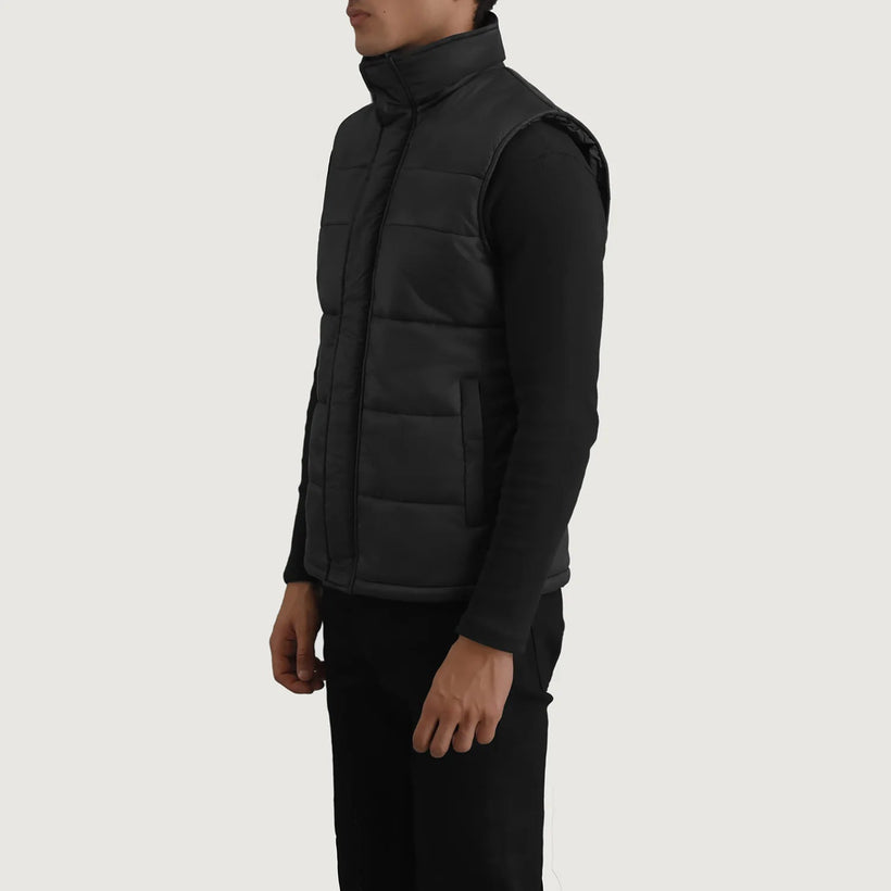 Bryan Черная Puffer Vest мужская