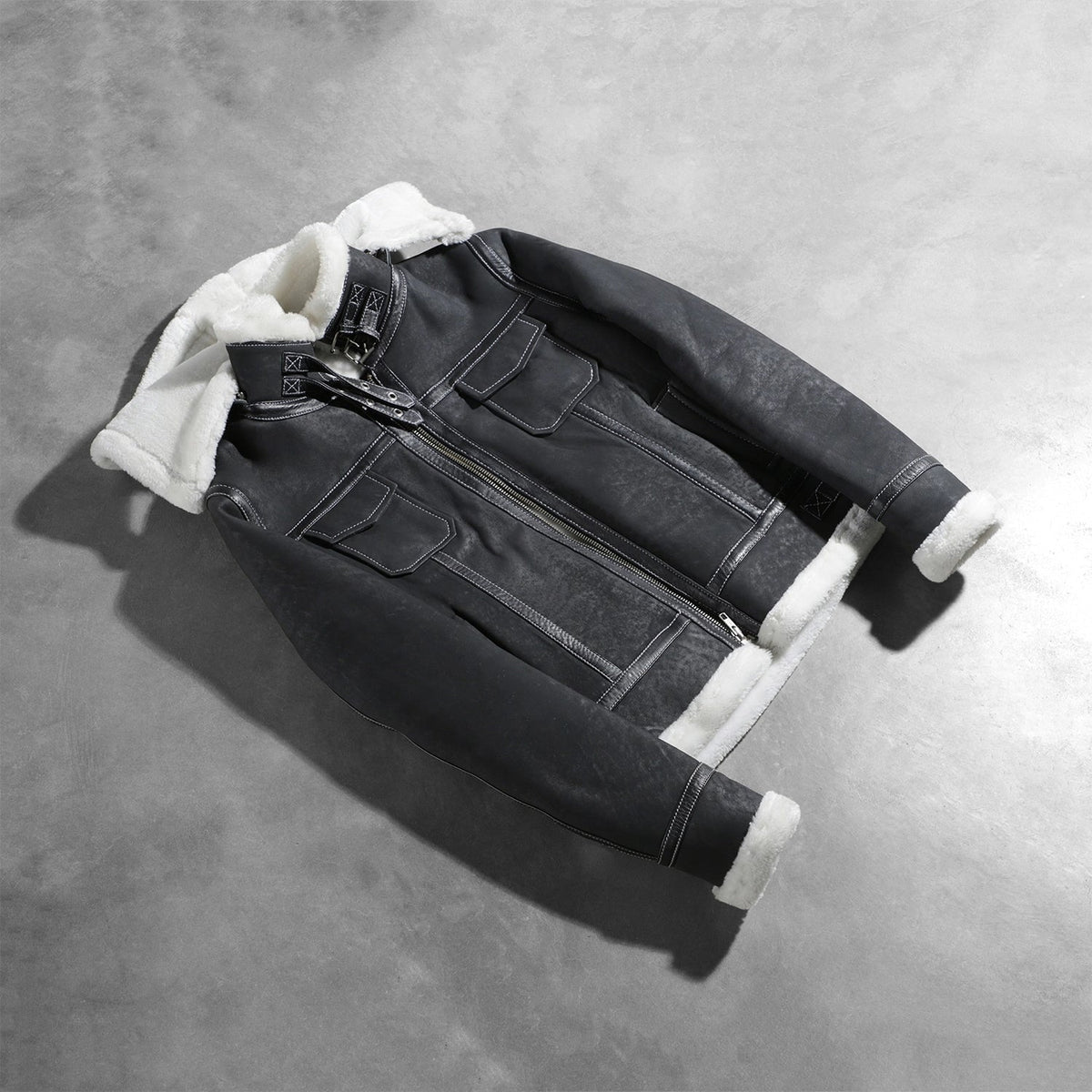 Fiona Hooded Shearling Jacket – alternate product view 7