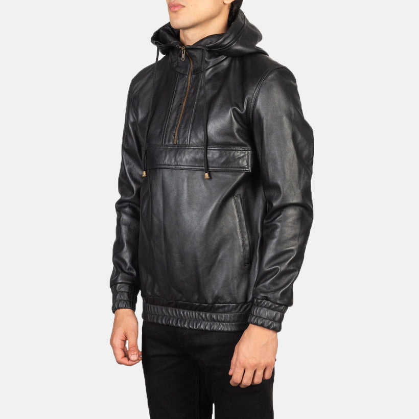 Kenton Hooded Кожаная куртка мужская
