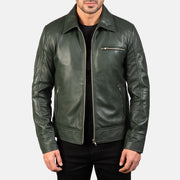 Lavendard Leather Biker Jacket – alternate product view 1