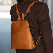 Claire Full-Grain Leather Backpack – alternate product view 2