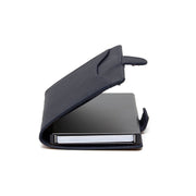 
Navy Leather Card Holder Albury, detail view 1