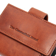 
Cognac Leather Card Holder Lesina, detail view 3
