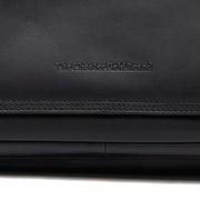 
Classic 100% Full-Grain leather Bag - Вид сзади с усиленными кожаными ремнями и прострочкой