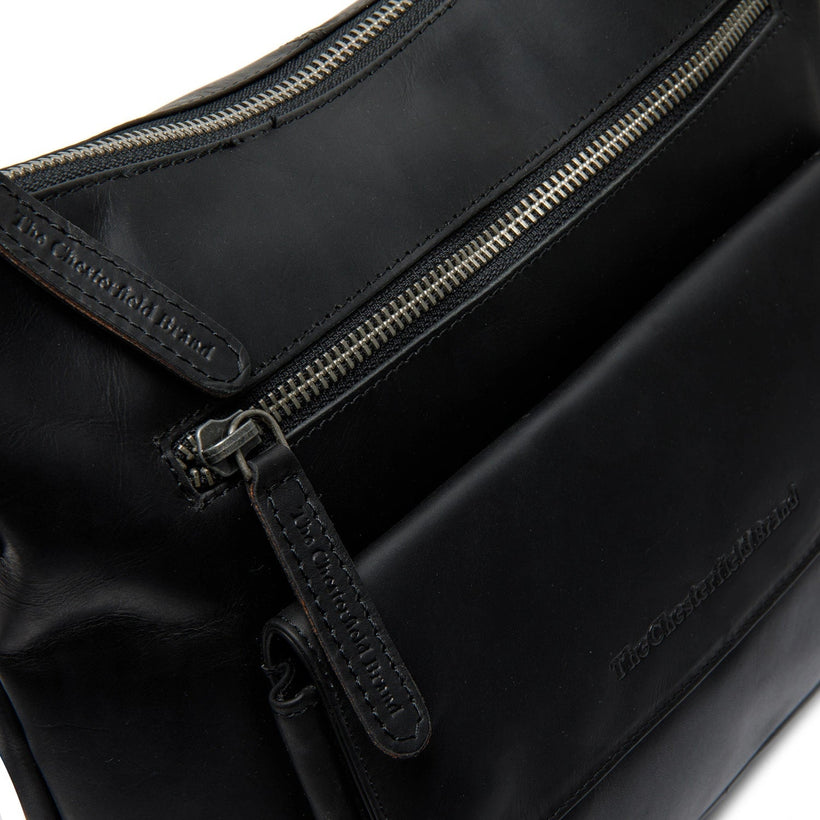 Hailey Full-Grain Leather Crossbody Bag женская
