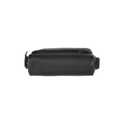 Mikeli Full-Grain Leather Crossbody Bag - Structured Side Profile Showing Gusset Depth &amp; Expansion Capacity
