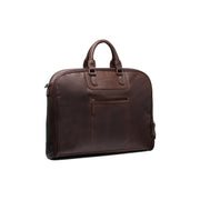 Tailored Rib Cuffs &amp; Hem Craftsmanship Construction Detail on Leather Garment Bag Josh