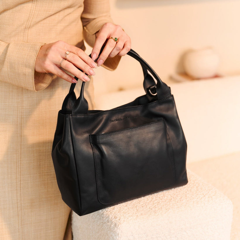 Tenara Full-Grain Leather Handbag женская