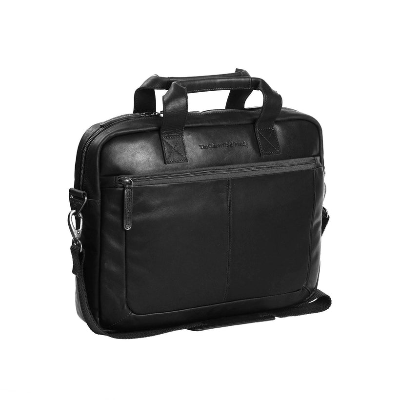 Calvi Full-Grain Leather Laptop Bag женская
