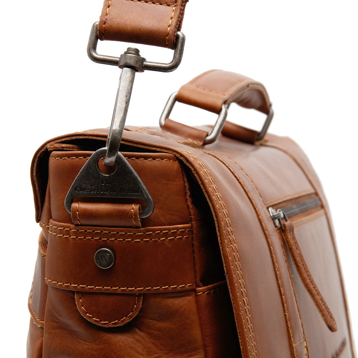 Interior View Showing Dedicated Padded Laptop Sleeve & Multi-Compartment Organization