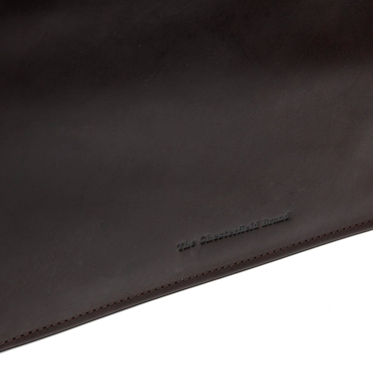 Brown Leather Portfolio Moreton, detail view 1