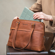 Branson Full-Grain Leather Shoulder Bag – alternate product view 2