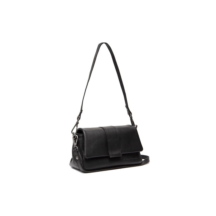 Clifden Full-Grain Leather Shoulder Bag in Classic 100% Full-Grain Leather - Full Exterior Front Profile View | Buy Online
