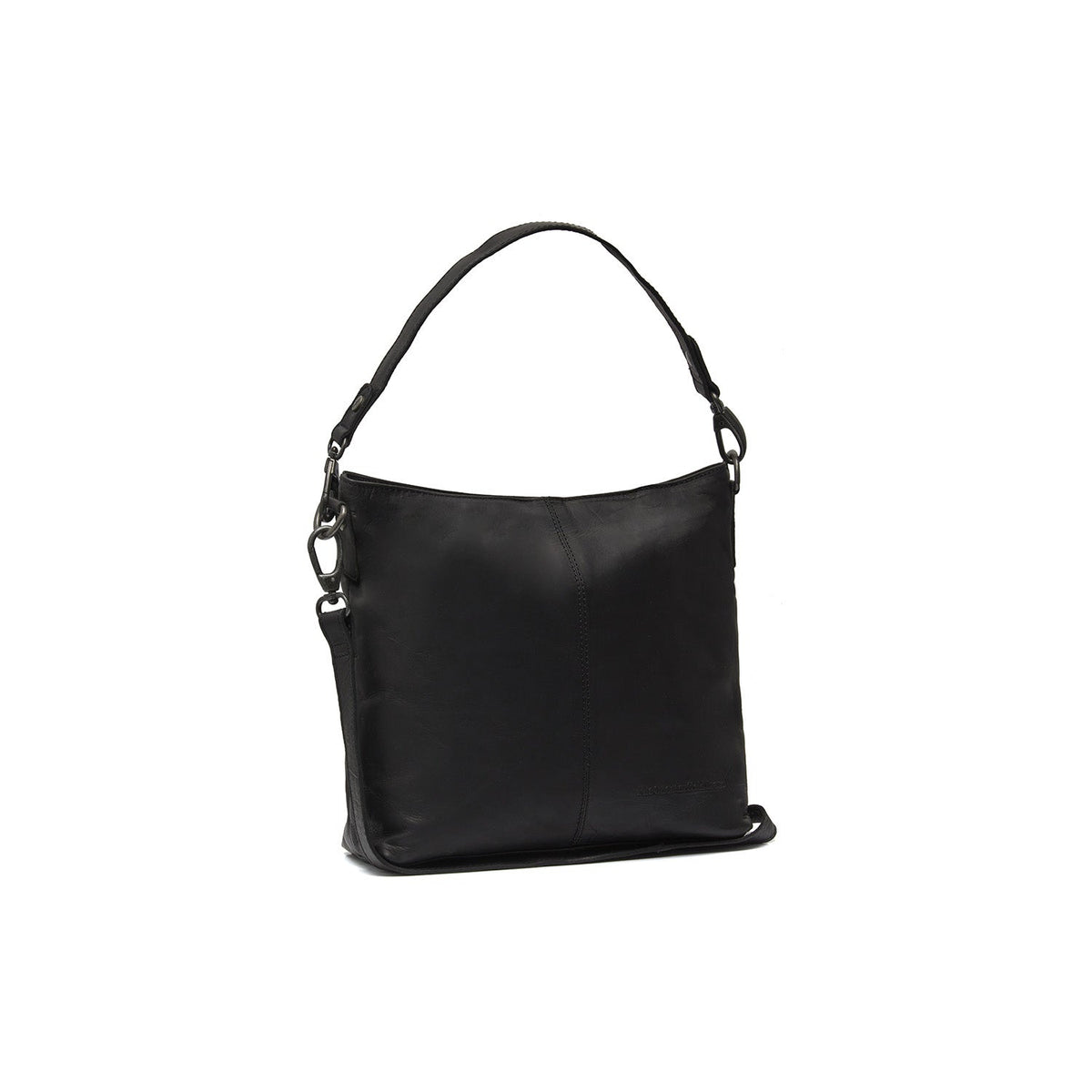 Jen Full-Grain Leather Shoulder Bag in Classic 100% Full-Grain Leather - Full Exterior Front Profile View | Buy Online