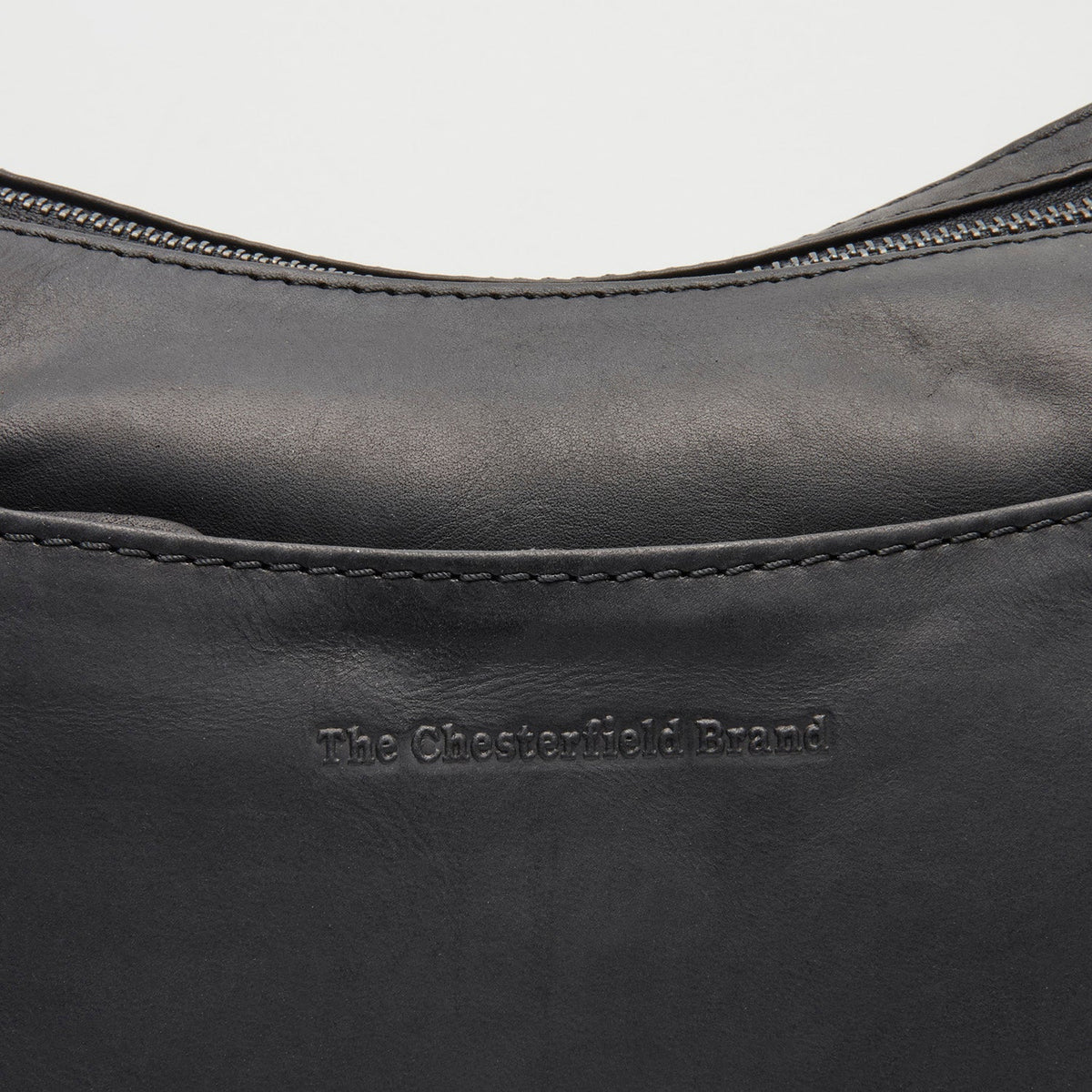 
Classic 100% Full-Grain leather Bag - Вид сзади с усиленными кожаными ремнями и прострочкой