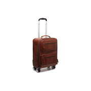 Leather Trolley San Marino in Classic 100% Full-Grain Leather - Front Profile View &amp; Tailored Silhouette | Buy Online