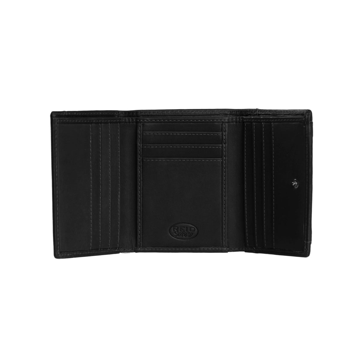 
Classic 100% Full-Grain leather Wallet - Вид сзади с усиленными кожаными ремнями и прострочкой