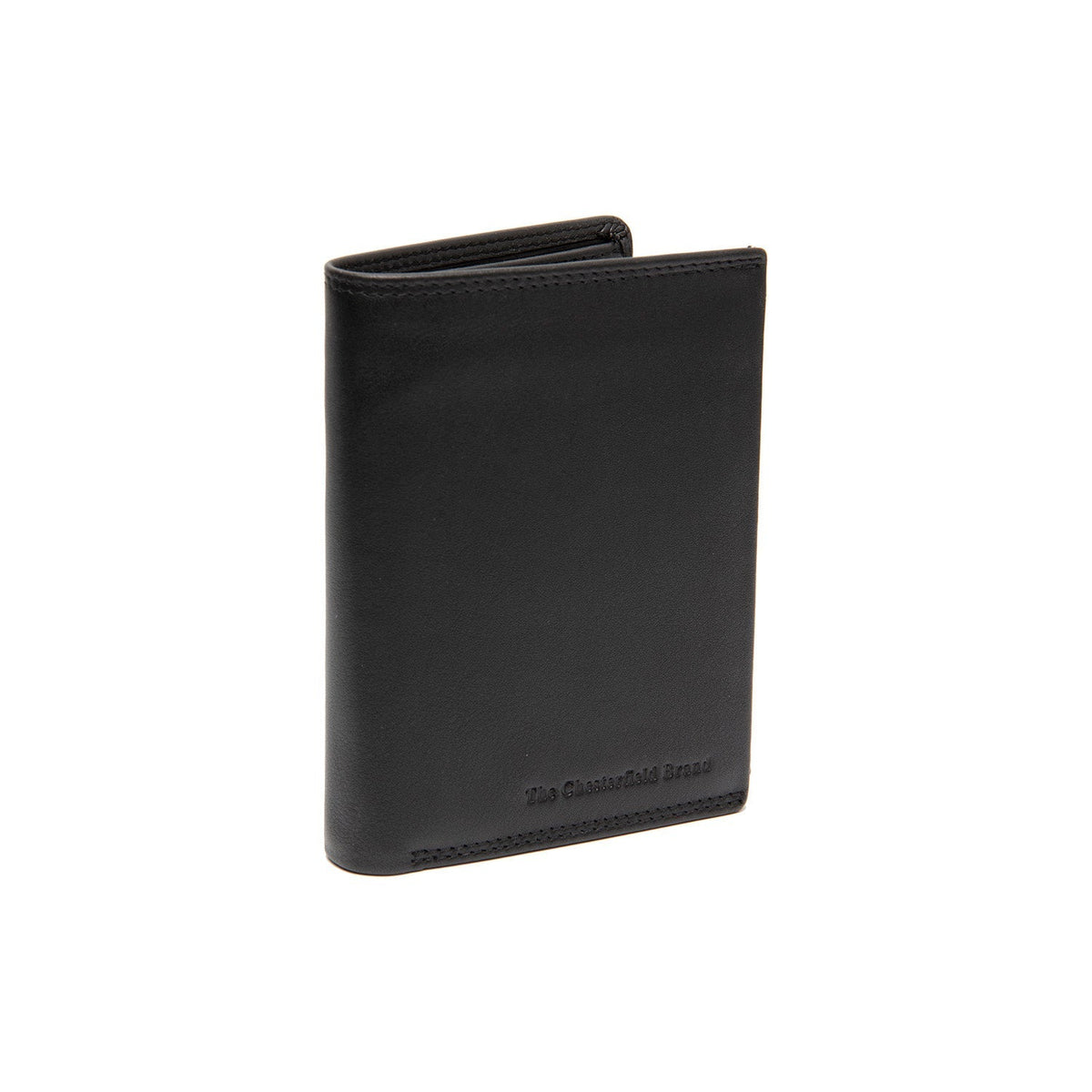 Leroy Цельнозерновая кожа Wallet in Classic 100% Full-Grain Leather - Full Exterior Front Profile View | Купить онлайн