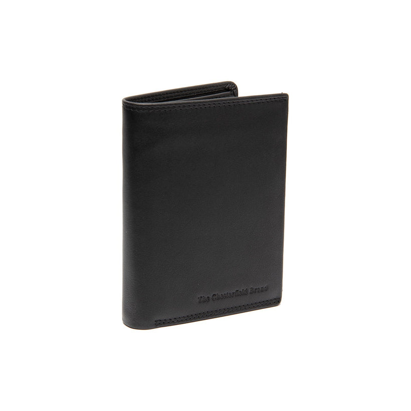 Leroy Full-Grain Leather Wallet in Classic 100% Full-Grain Leather - Full Exterior Front Profile View | Buy Online