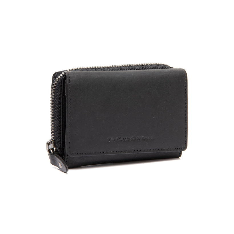 Sorraia Full-Grain Leather Wallet in Classic 100% Full-Grain Leather - Full Exterior Front Profile View | Buy Online