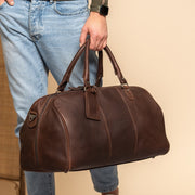 William Full-Grain Leather Weekender Bag – alternate product view 2